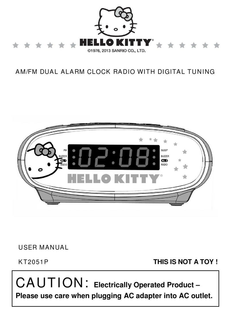 Hello Kitty KT2051P User manual