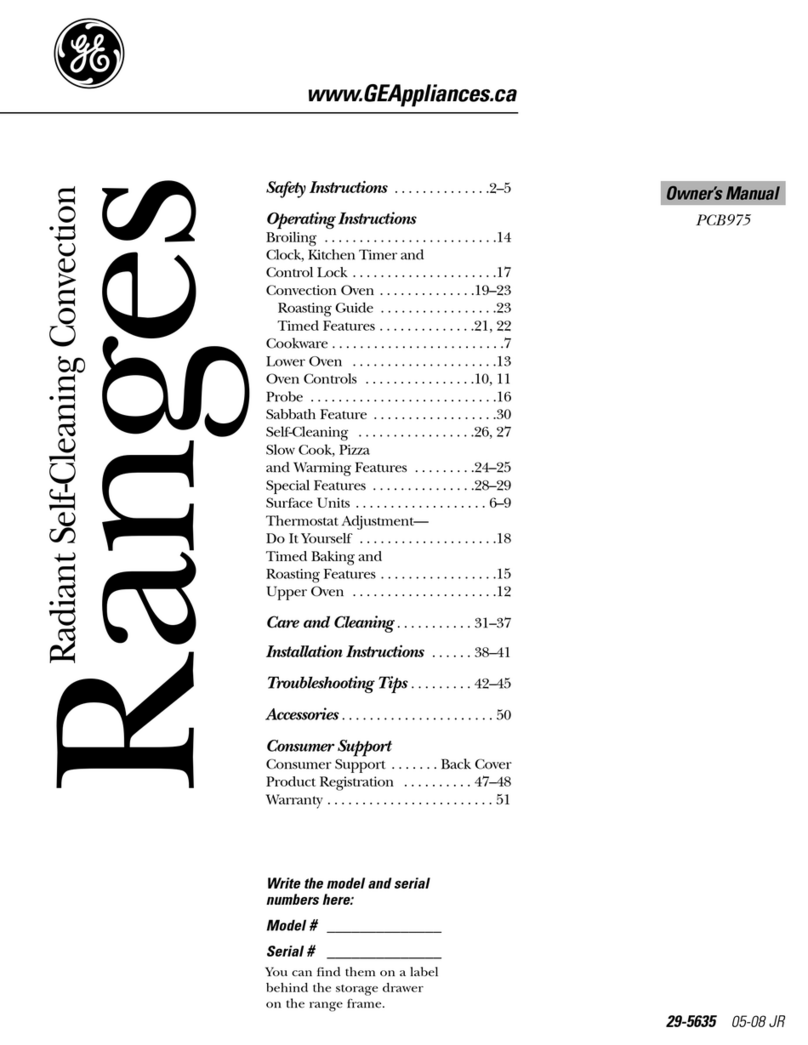 GE PCB975 User manual