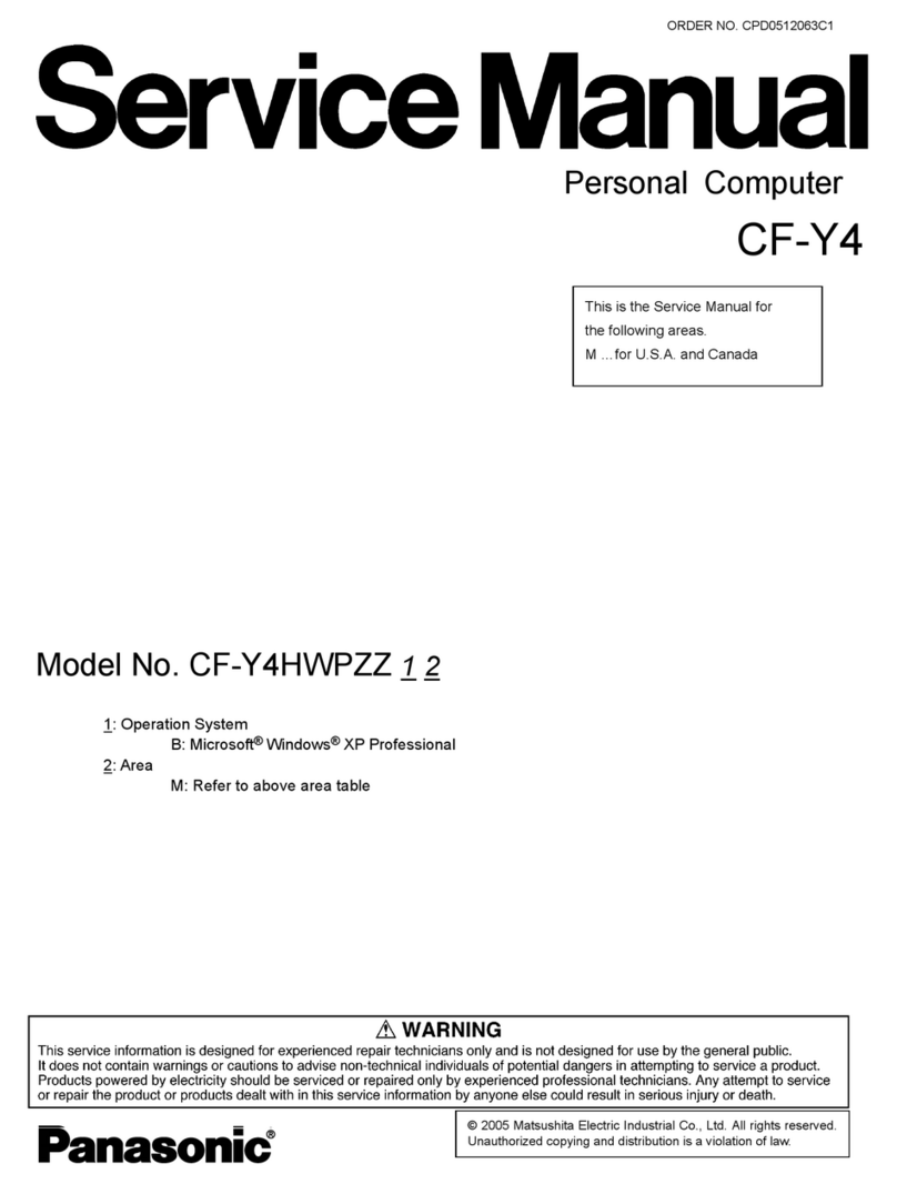 Panasonic CF-Y4 - Batt For User manual