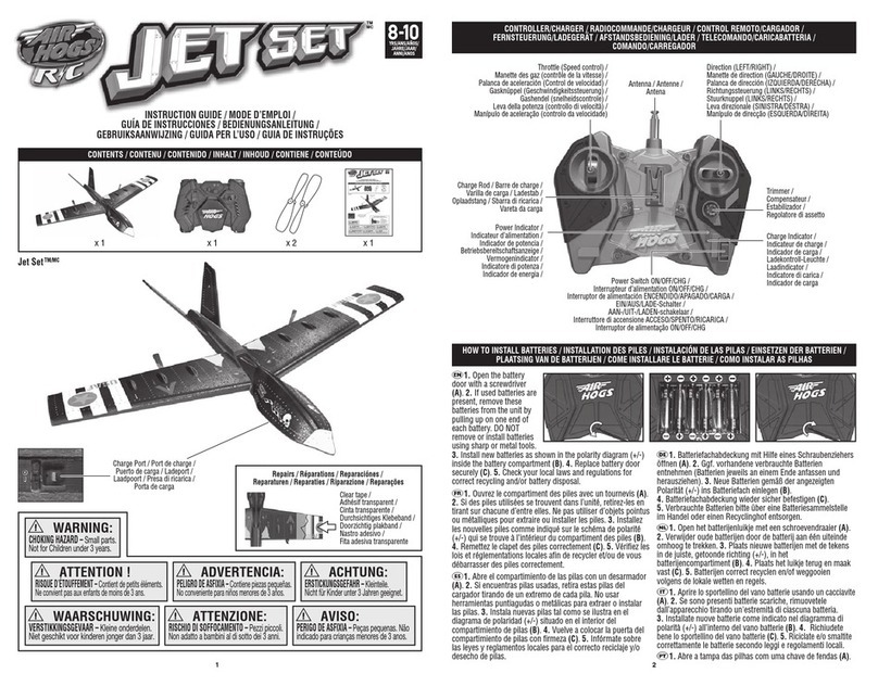 Air Hogs Jet Set Manual