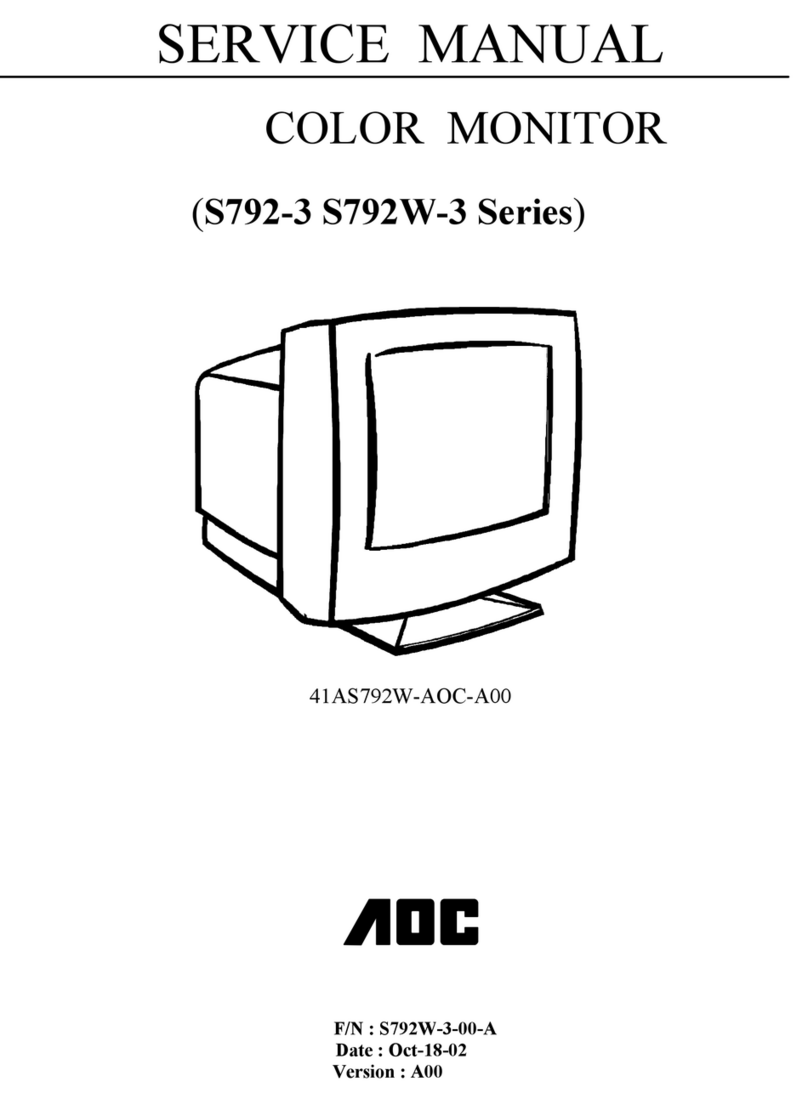 AOC S792-3 Series User manual