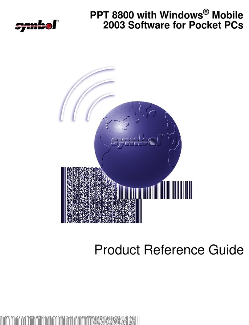 Symbol PPT 8800 Product reference guide