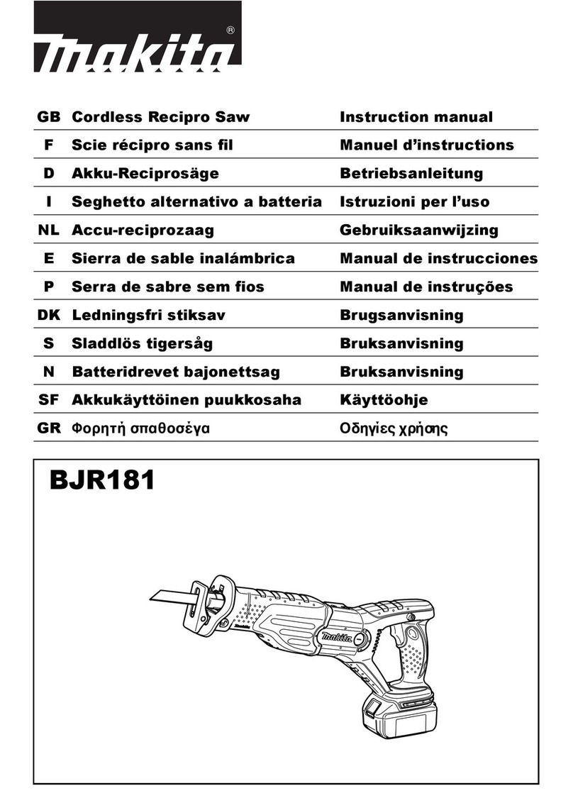 Makita BJR181 User manual