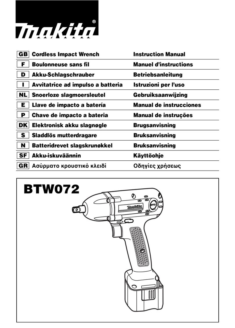 Makita BTW072 User manual Makita BTW072 User manual