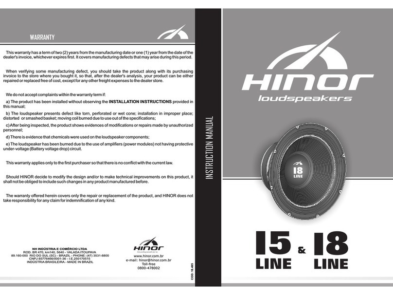 hinor i5 line manual