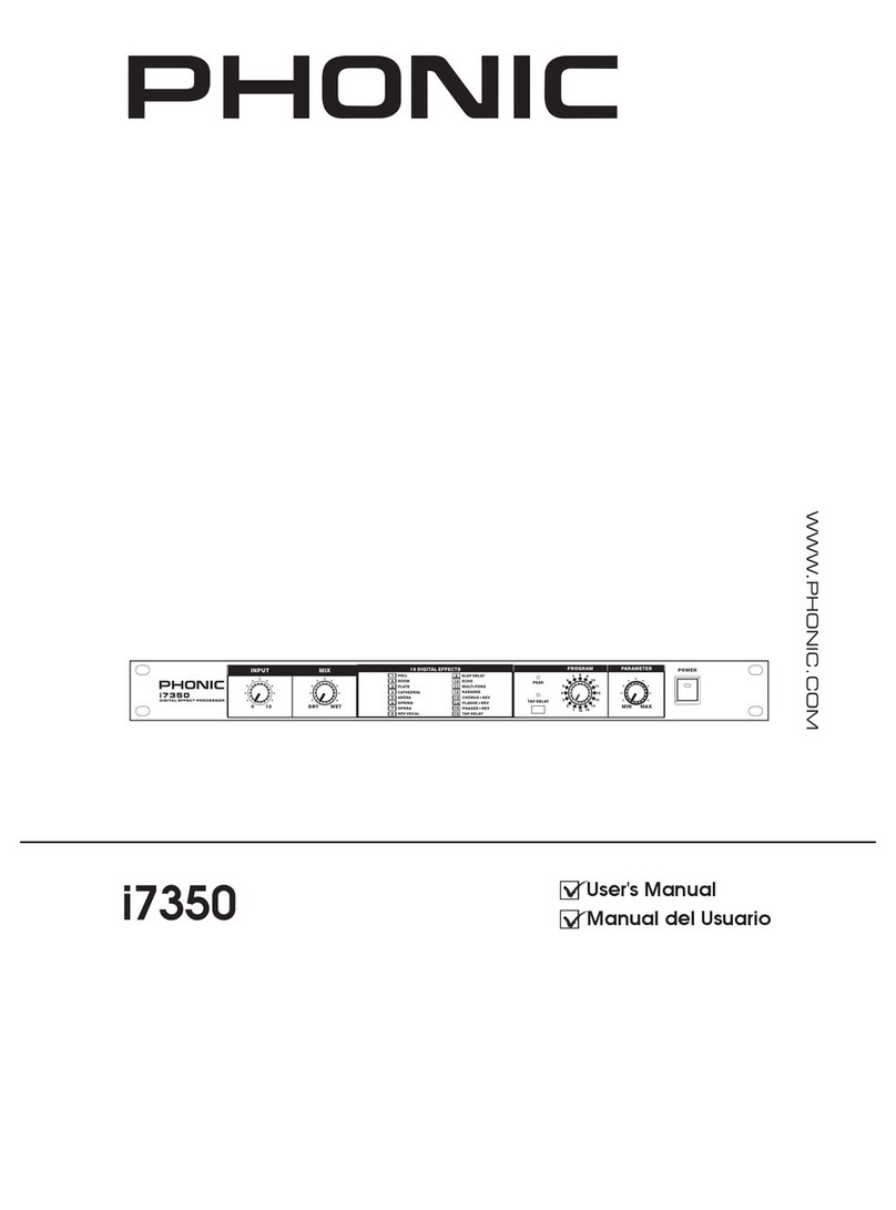 Phonic i7350 user manual