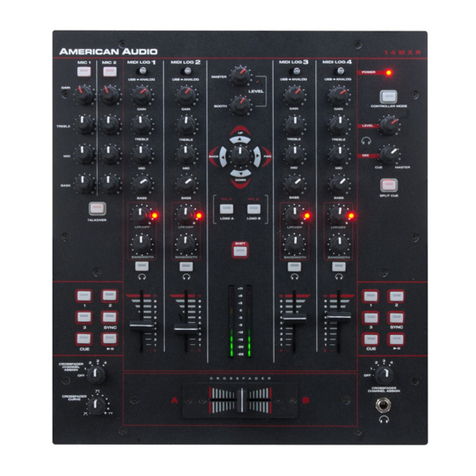 American Audio 14MXR User manual