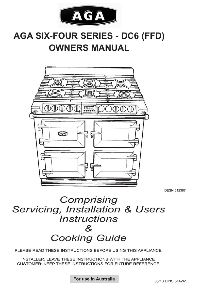AGA SIX-FOUR SERIES - DC6 User manual