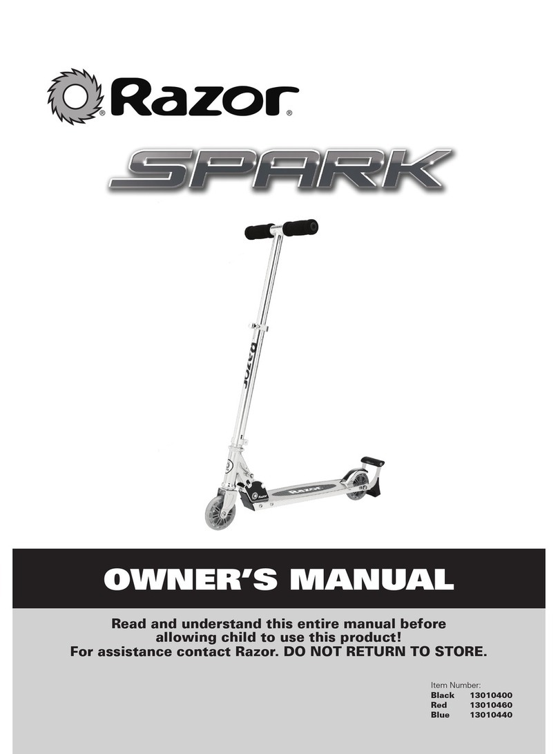 Razor Spark owner's manual