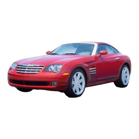 Chrysler Crossfire user manual