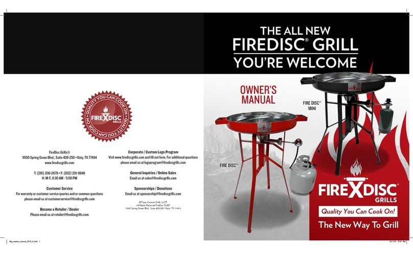 FireDisc Grills FireDisc owner's manual
