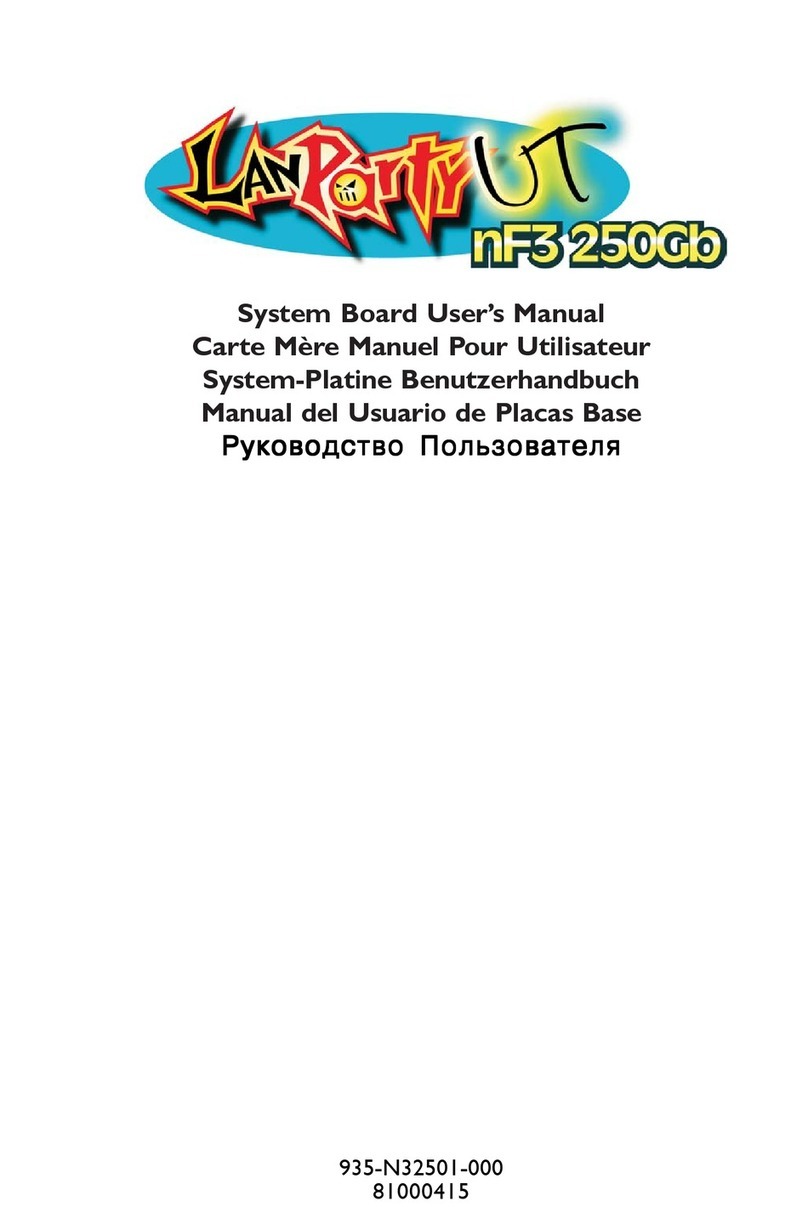 DFI lanparty UT nF3 250Gb user manual