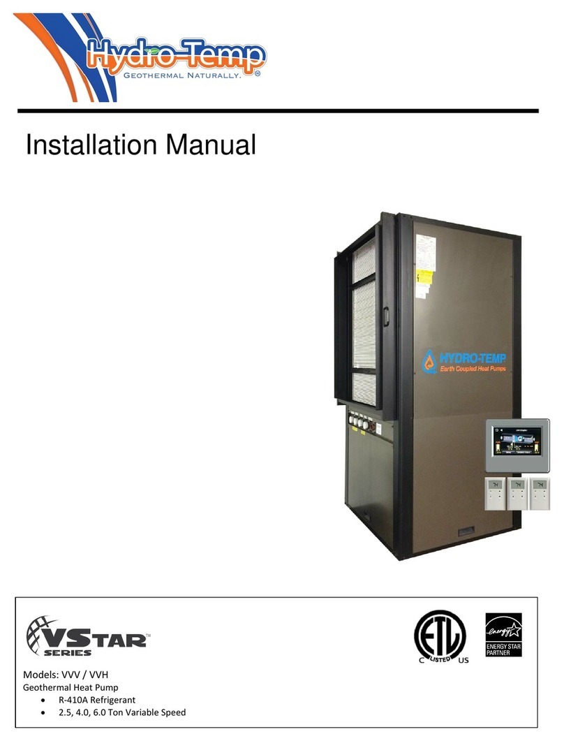 Hydro-Temp VVV User manual