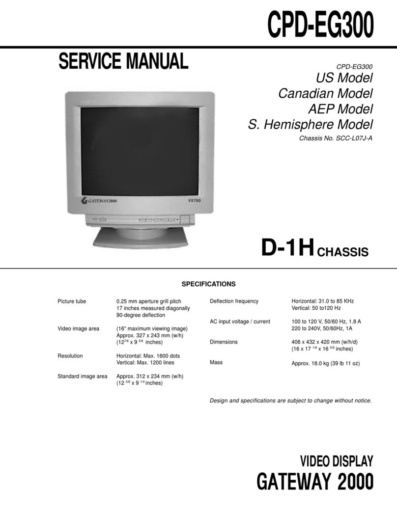 Gateway CPD-EG300 User manual