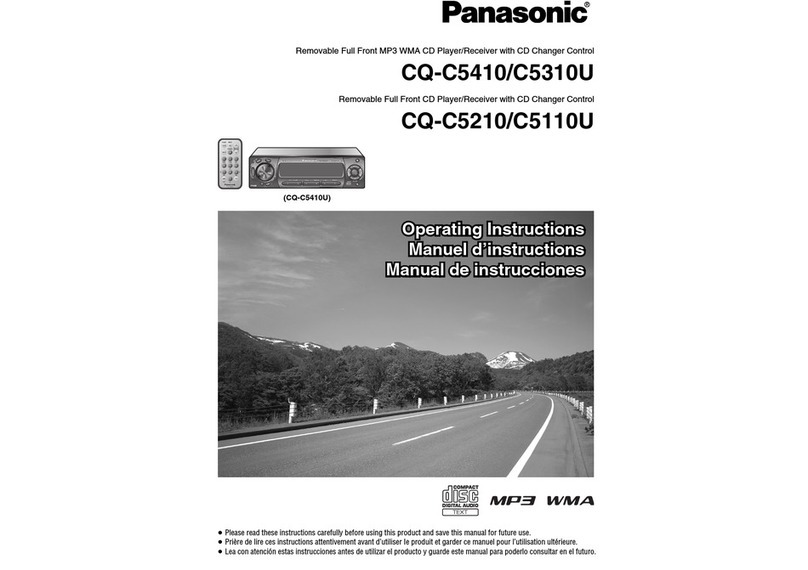 Panasonic CQ-C5410 operating instructions