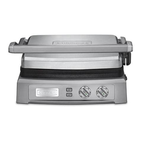 Cuisinart Elite Collection GR-150C INSTRUCTION AND RECIPE BOOKLET