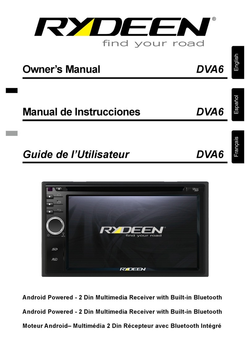 Rydeen DVA6 owner's manual