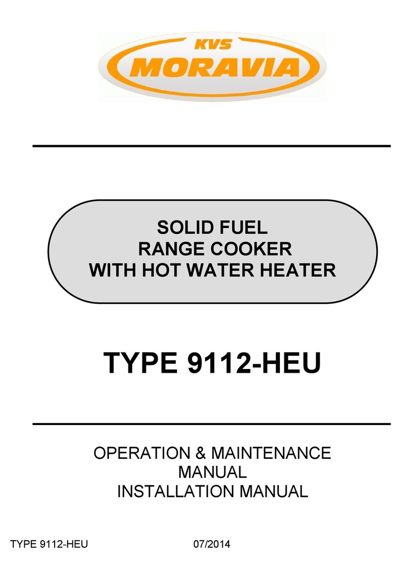 KVS MORAVIA 9112-HEU Operation and maintenance manual