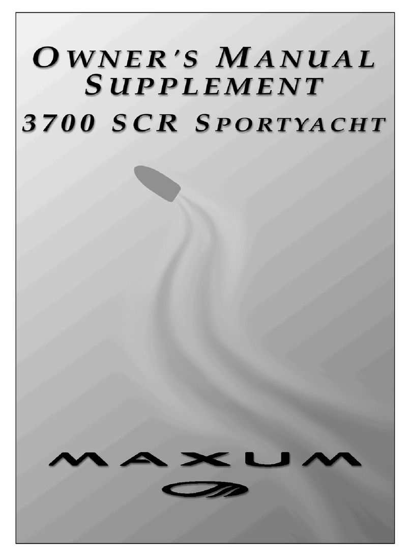 Maxum 3700 SCR User manual