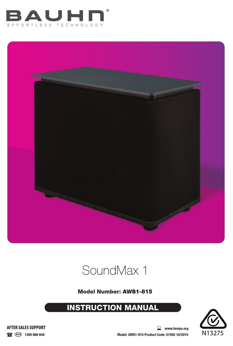 Bauhn SoundMax 1 AWS1-815 instruction manual