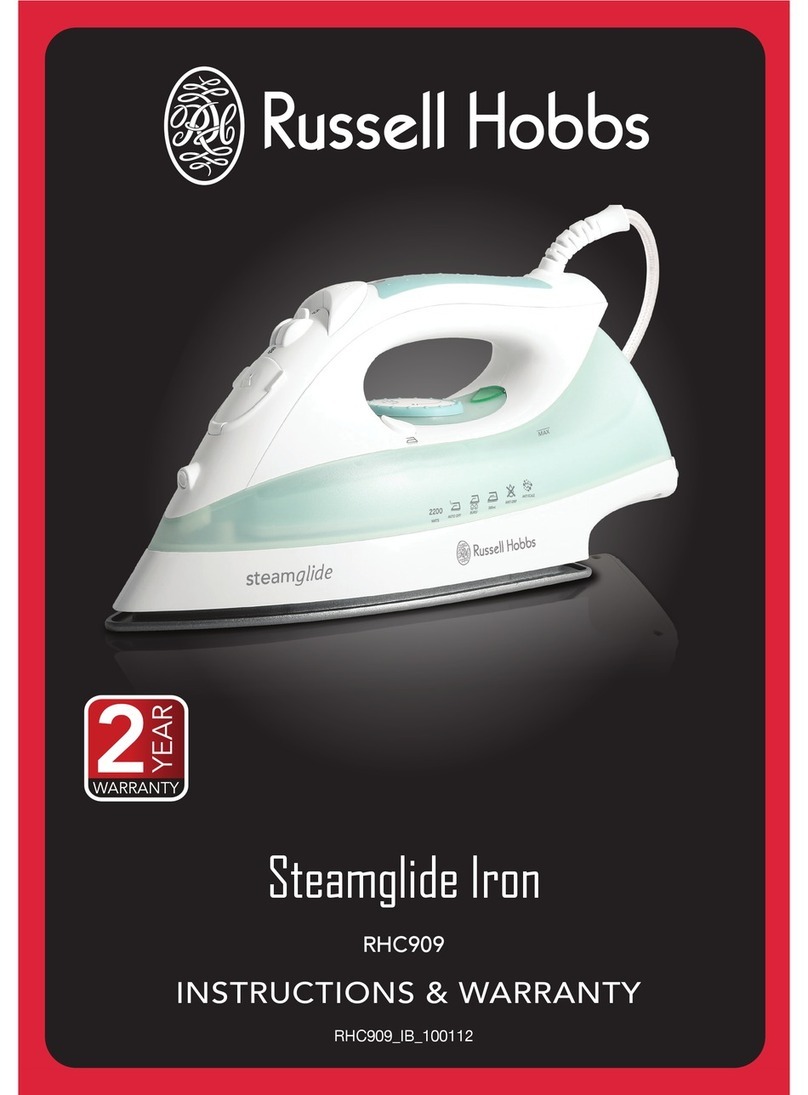 Russell Hobbs RHC909 Instructions & warranty