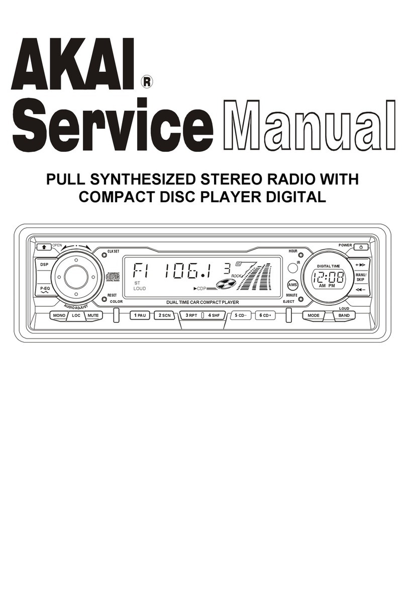 Akai ACR-57 User manual