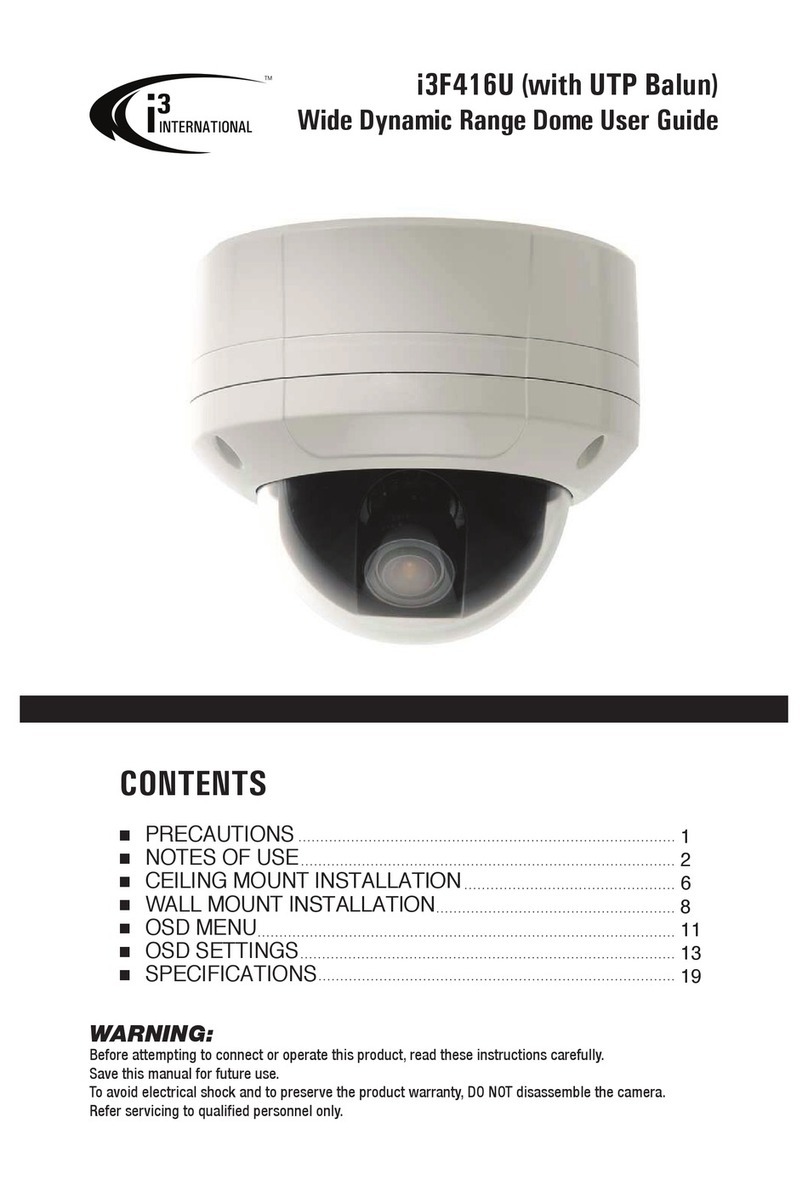 i3 International i3F416U user guide