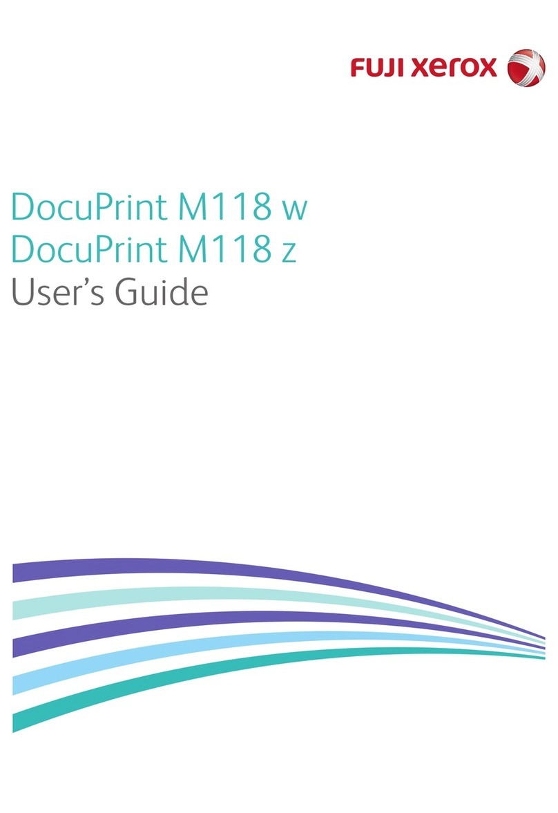 Fuji Xerox DocuPrint M118 w user guide