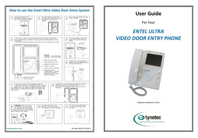 Tynetec Entel Ultra User manual Tynetec Entel Ultra User manual