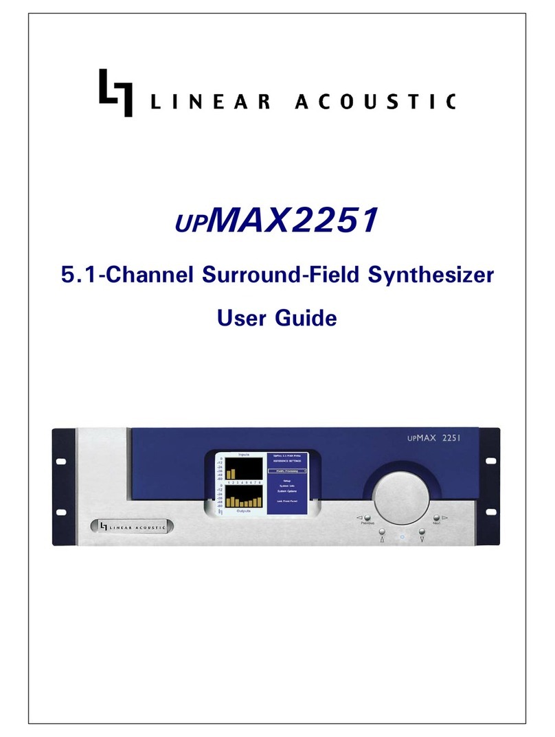 Linear Acoustic UPMAX2251 user guide