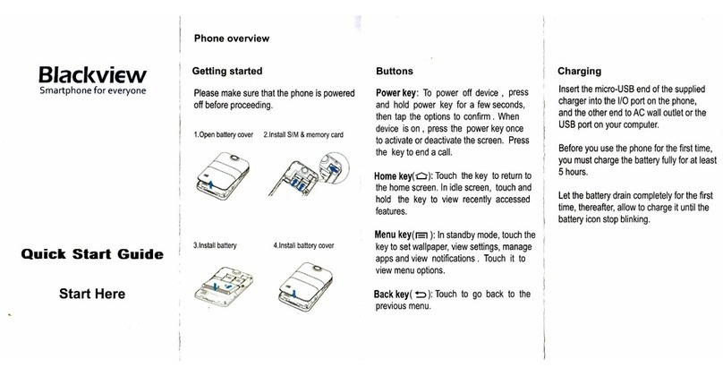 Blackview JK890 quick start guide