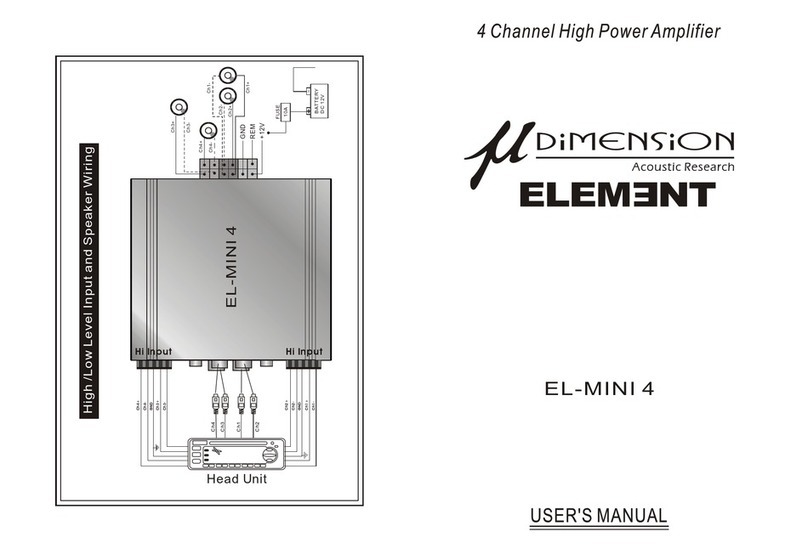 m-Dimension EL-MINI4 user manual