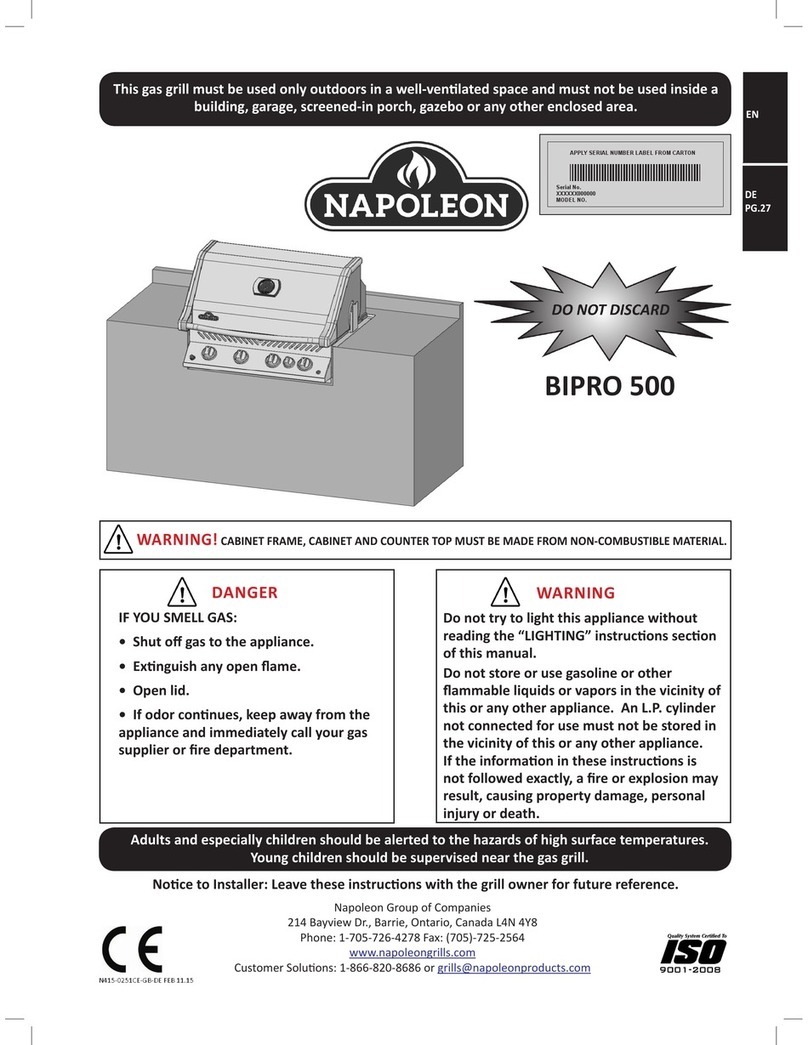 Napoleon BIPRO 500 User manual