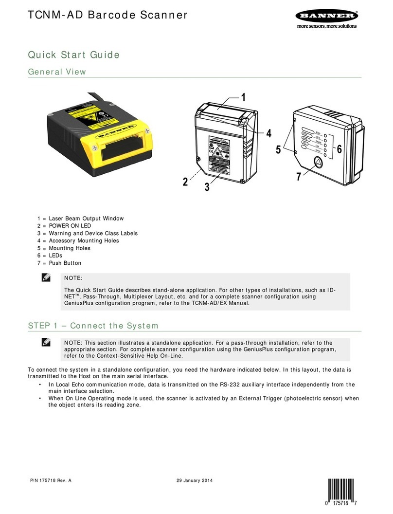 Banner TCNM-AD quick start guide