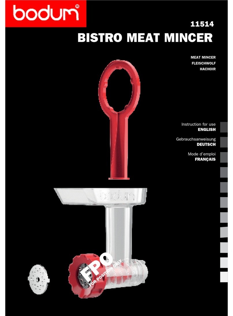 Bodum BISTRO 11514 Instructions for use