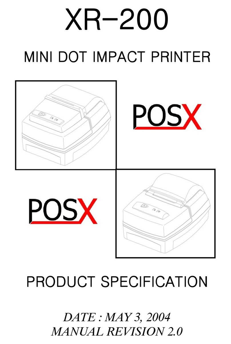 POS-X XR-200 Owner's manual