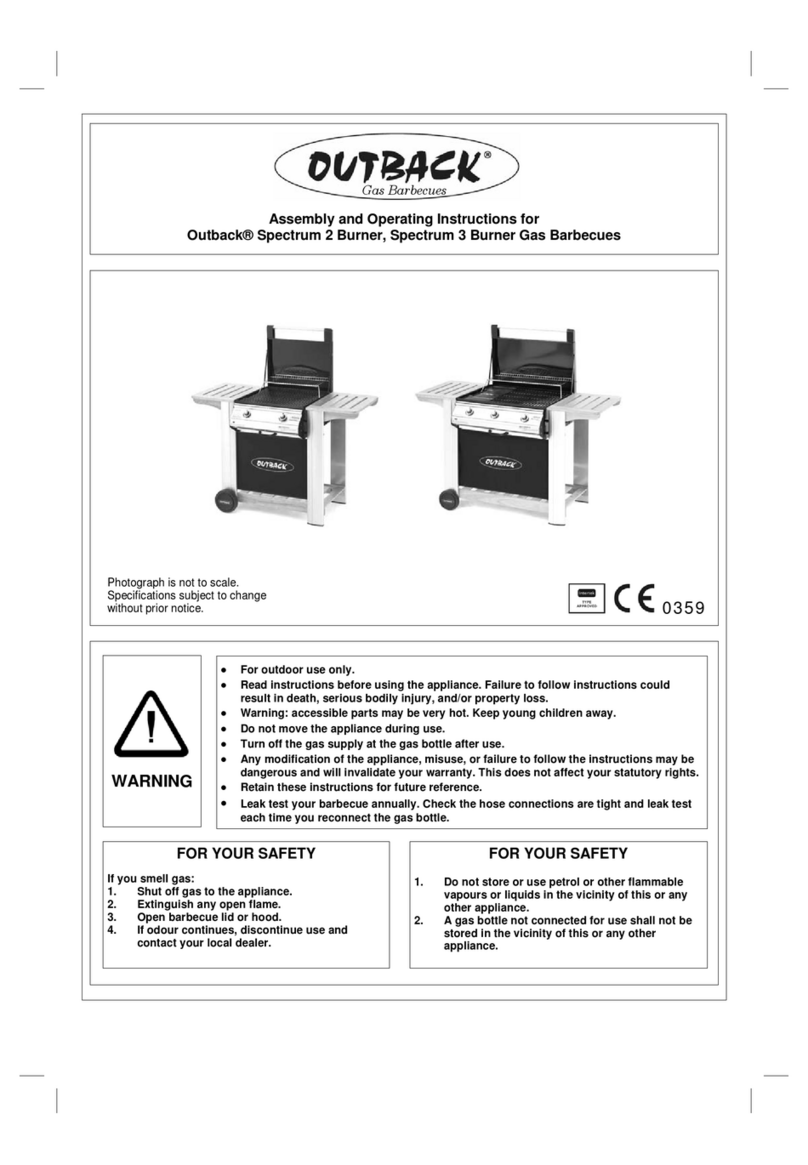 Outback Spectrum 2 Burner User manual