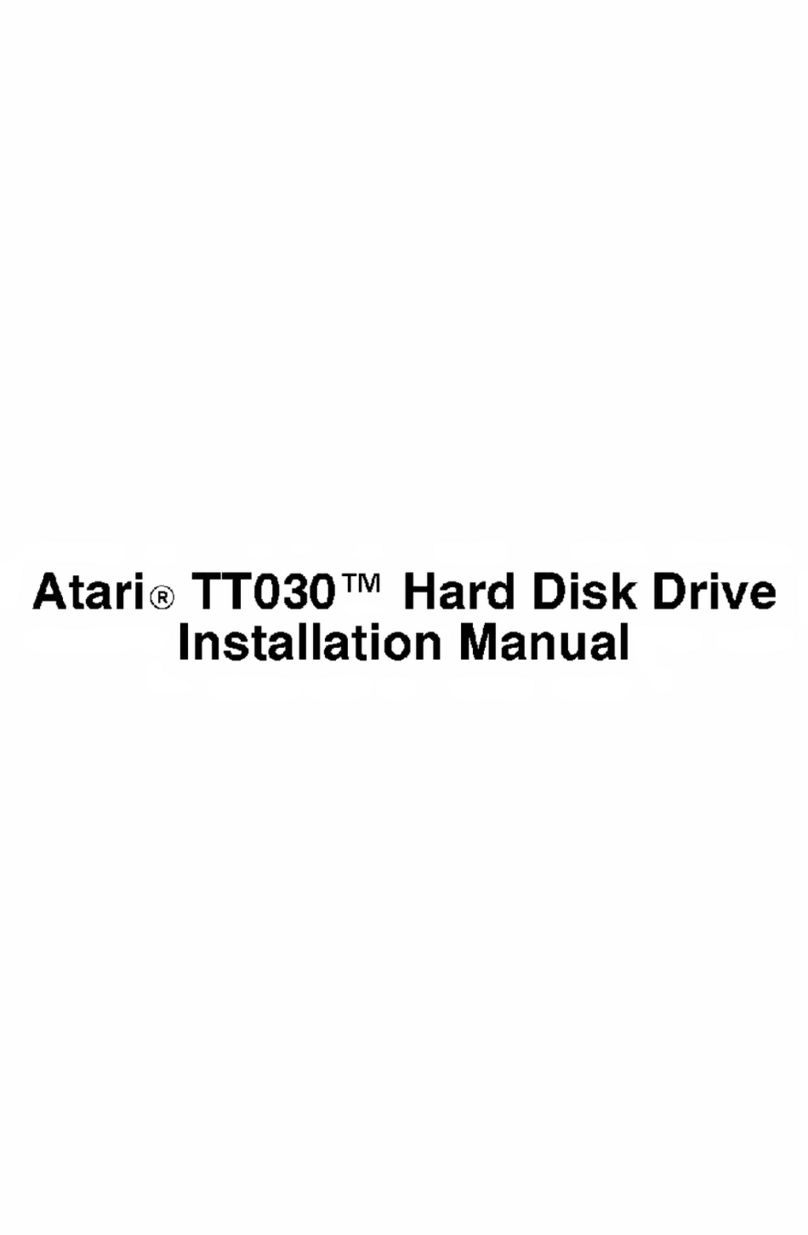 Atari TT030 User manual