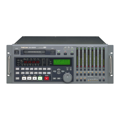 Tascam DA-98HR User manual