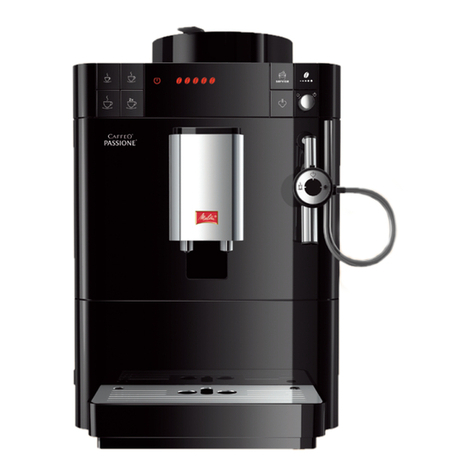 Melitta Caffeo Passione CS User manual