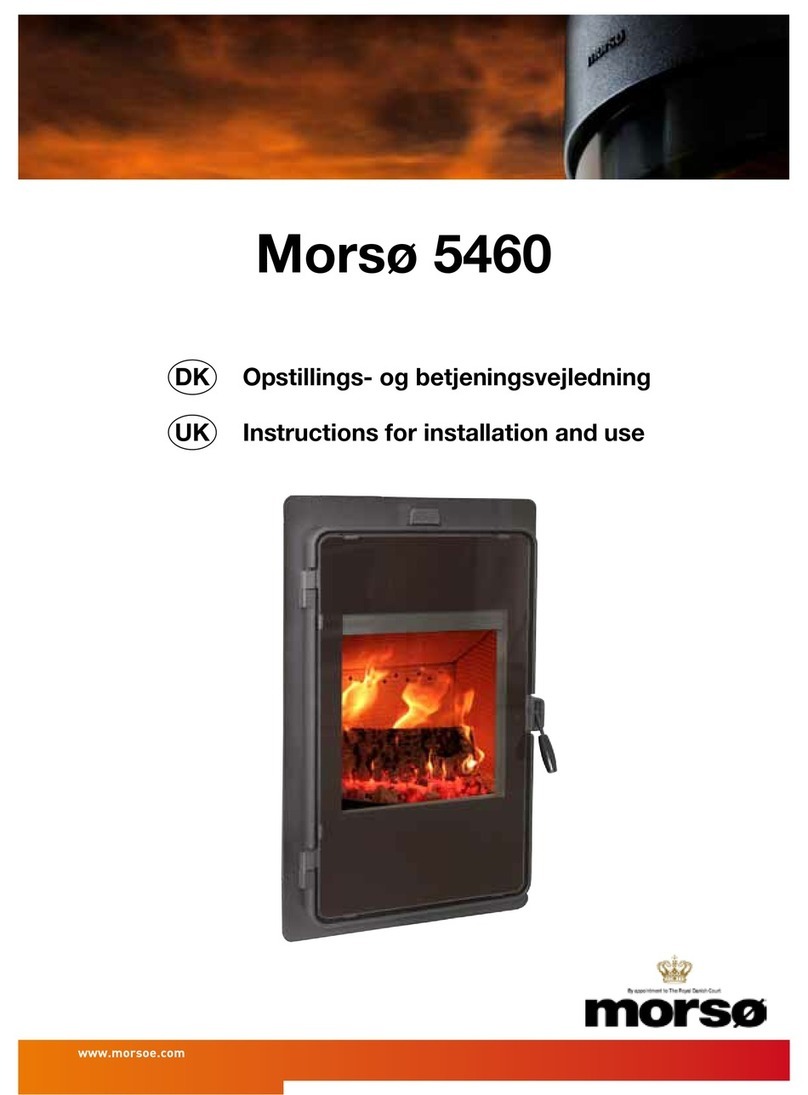 Morsø 5460 Instructions for installation and use Morsø 5460 Instructions for installation and use