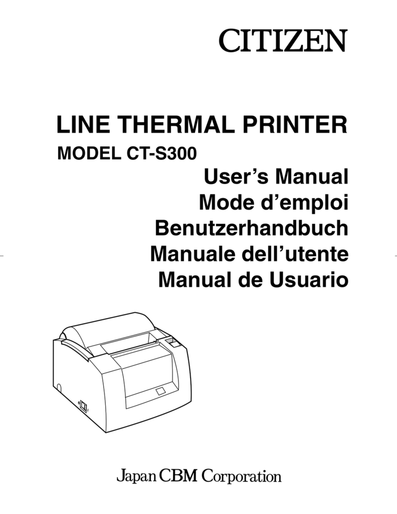 Citizen CT-S300 User manual