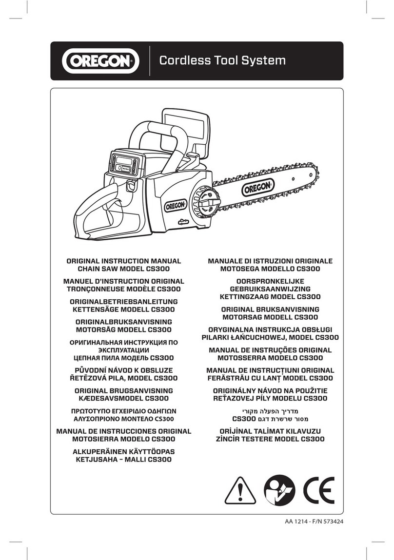 Oregon CS300 User guide