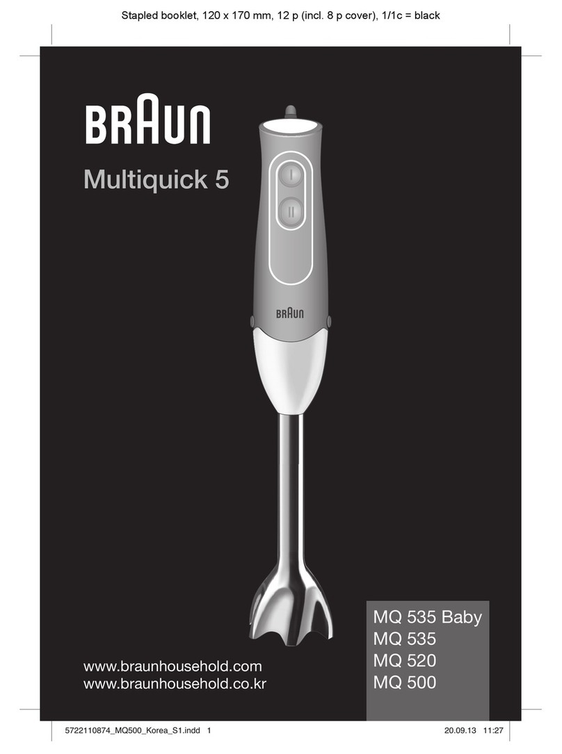 Braun MQ 535 Baby instructions