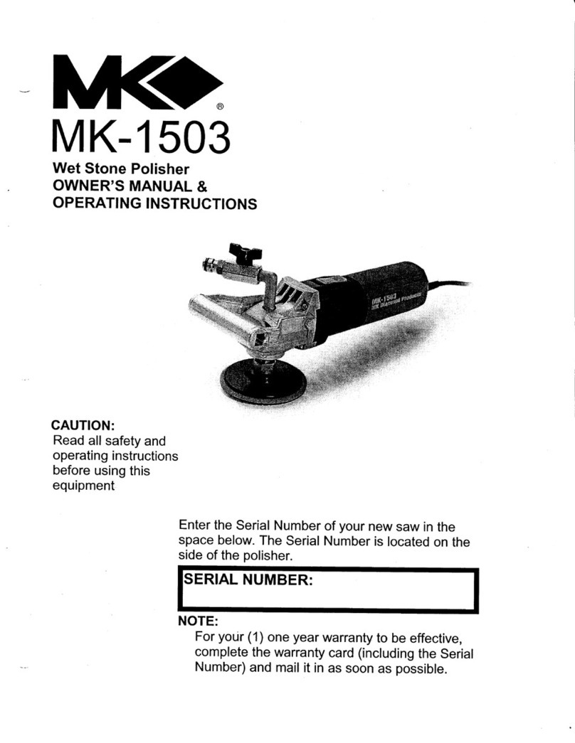 MK MK-1503 Owner's manual & operating instructions