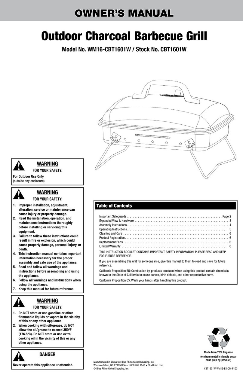 BlueRhino WM16-CBT1601W User manual