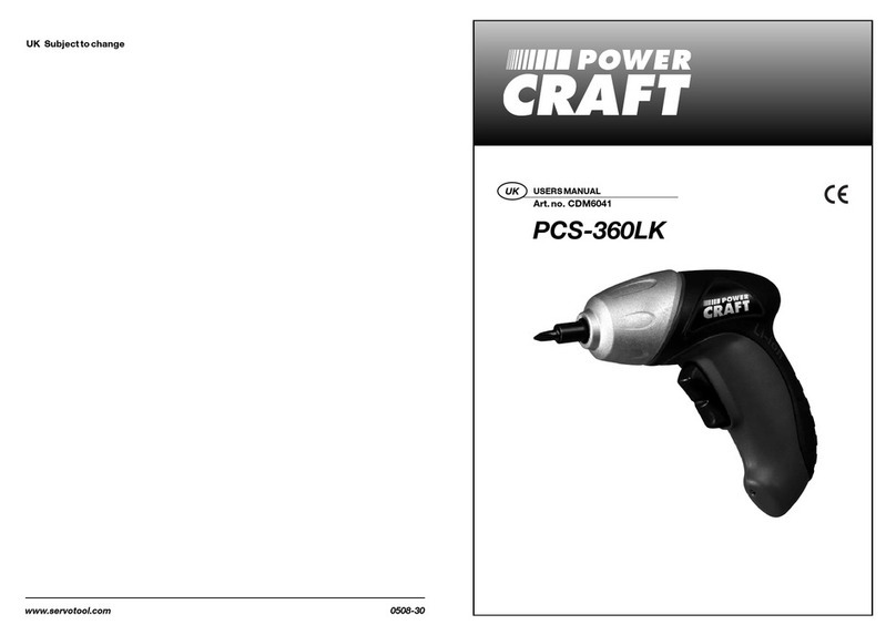 Powercraft PCS-360LK user manual