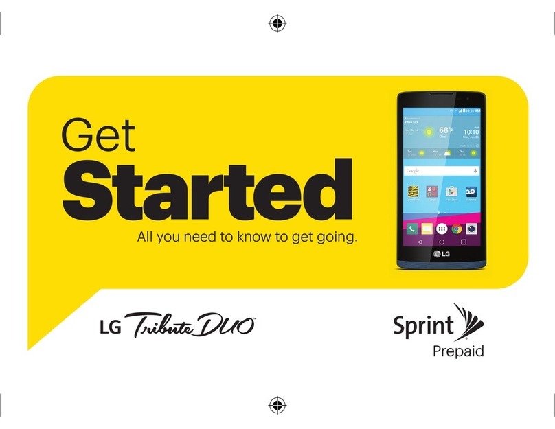 LG Tribute Specification sheet