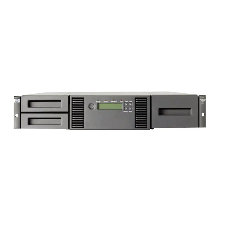 HP StoreEver MSL2024 Troubleshooting guide