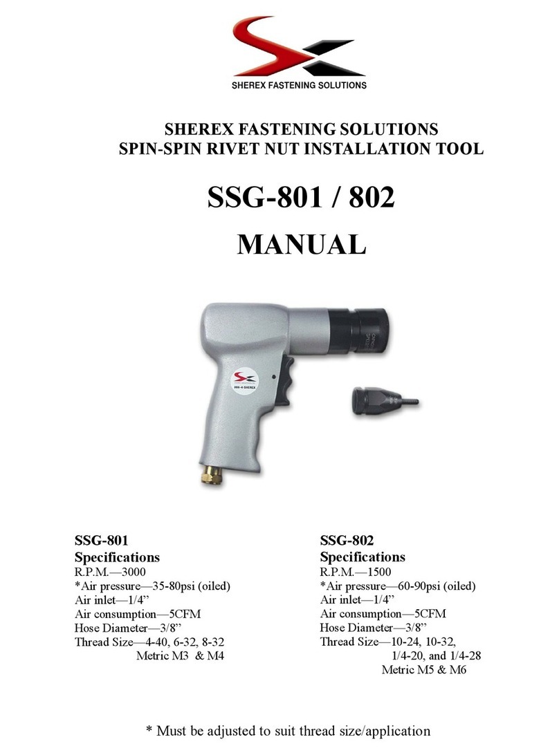 Sherex SSG-801 manual
